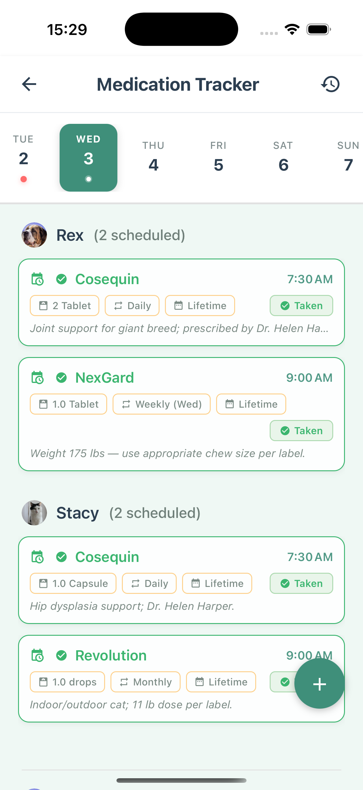 PetGoLife medication tracker